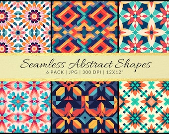 Symmetric Digital Patterns Artwork for T-Shirts, Phone Cases, Home Decor: Versatile Design for DIY Art Crafts, Commercial Use, POD Services