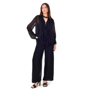 Elegant Silk Dress Suit: Bohemian Style Evening Wear