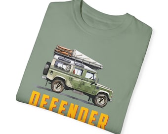 Land Rover Defender T-shirt - Unisex Garment-Dyed