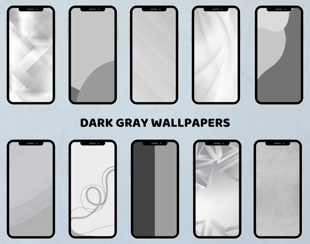 10 Light Grey iPhone Wallpaper, Light Gray Aesthetic Wallpaper for