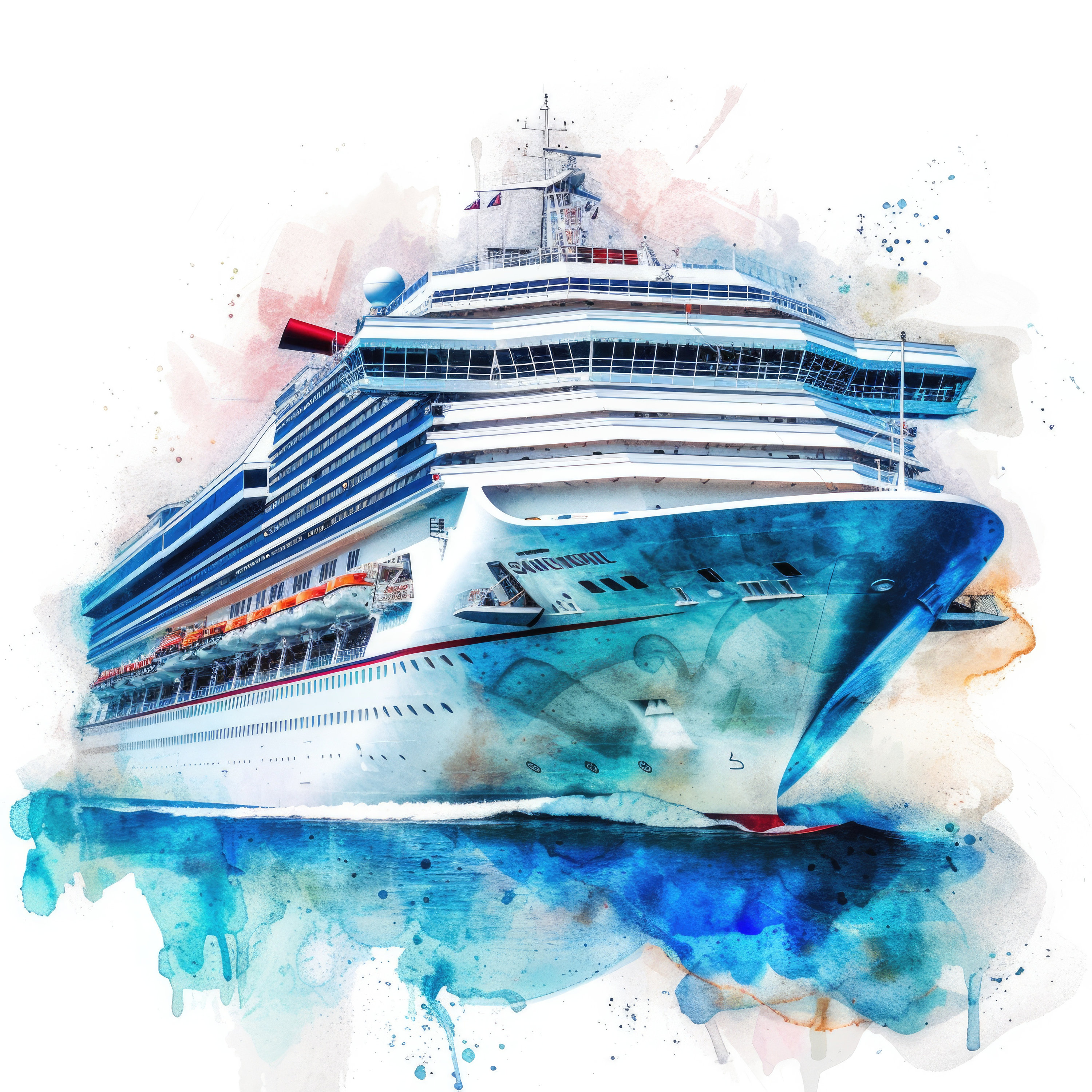 Cruise Ship Clip Art Printable Cruise Clipart Digital Download For Il Fullxfull.5763228256 5k2p