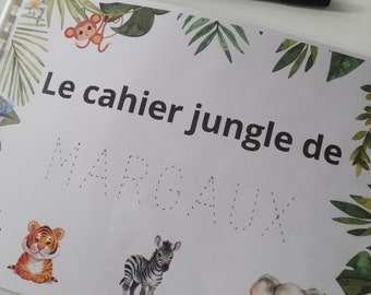 cahier d'activité maternelle jungle