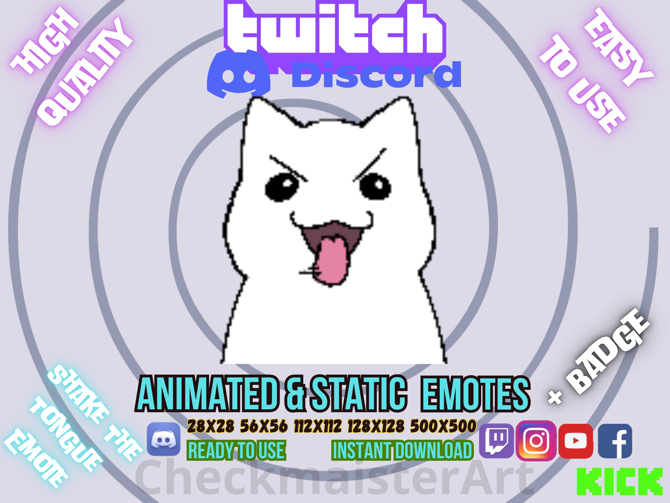 Tongue Out Emote - Etsy Canada