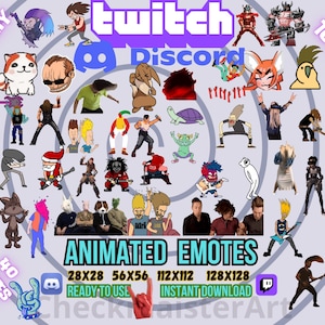 40 Animated Headbanging Emotes, Twitch Emotes, Discord Emotes, Streamers Gamers Emotes, Head Bang Emotes, Hard Music Emotes, Crazy Emotes