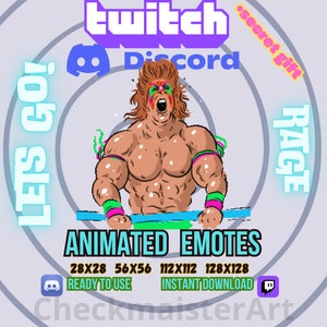 Animated Let&#39;s Go Emote: Twitch/Discord Streamer Emotes (Digital Download)