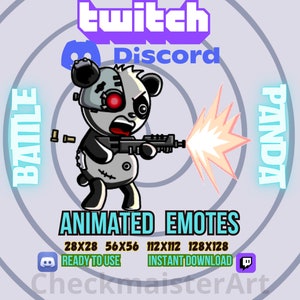 Gesto de Panda de Batalla Animado, Gestos de YouTube, Gestos de Discord, Gestos de Twitch, Gesto de Furia, Gesto Divertido, Gesto de Superioridad, Gesto de Streamers, GG