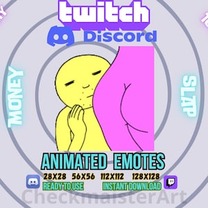 Animated Money Slap Emote: Twitch/Discord Streamer Meme (Digital Download)