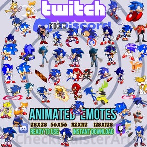 Zestaw 50 animowanych emotikonów jeża, emotikony Twitch, emotikony Discord, emotikony kreskówkowe, urocze emotikony, zabawne emotikony, emotikony streamerów, przezroczyste