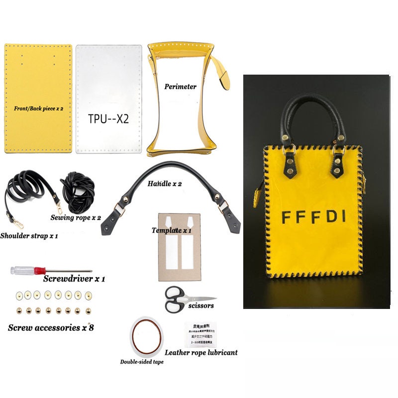 Clear PVC DIY Tote Bag Handbag … curated on LTK