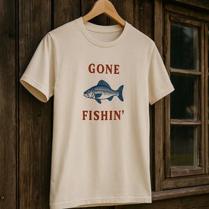 Vintage Fisherman T-Shirt: Retro Fish Graphic Tee
