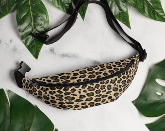 Bold Leopard Print Bauchtasche - Stilvolle & robuste Gürteltasche für den täglichen Gebrauch