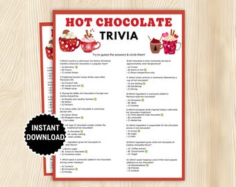 Hot Chocolate Trivia, Hot Chocolate Bar Ideas, Chocolate Fondue Bar, Chocolate Party Games, Hot Cocoa Chocolate Games, Dessert Party Ideas
