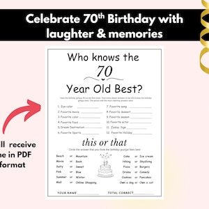 70th birthday printables, 70th birthday trivia, 70th birthday party favors, 70th birthday supplies, 70th birthday games printables, birthday party games 70th, games for 70th birthday, 70th birthday decorations, 70th birthday party games