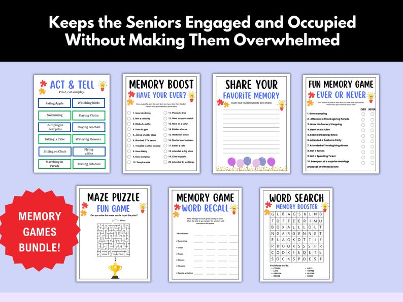 memory games for elderly, memory games for seniors, memory games for adults, senior dice games, senior activity, old age activity,
