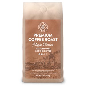 Organic Magic Mexico Coffee - Medium Roast Ground - Fair Trade, Fresh Low Acidic Coffee from Mexico 12 oz.