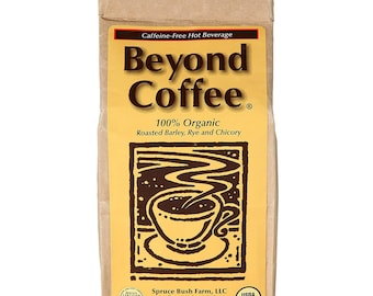 Organic Caffeine-Free Coffee Alternative: Roasted Barley, Rye, Chicory