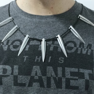 Black Panther Necklace for Cosplay Necklace Wakanda FOREVER Cosplay Costume Props Black Panther Replica Props Cosplay Unique Gift for Him