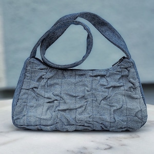 Patron de couture de sac pour petit sac à main Instructions de couture et patron PDF pour coudre un sac à main ou un joli tutoriel de patron de sac à main en denim