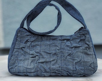 Bag Sewing Pattern  For Small Handbag Sewing Instructions And PDF Pattern To Sew A Shoulder Purse Or Cute Denim Hand Bag Pattern Tutorial