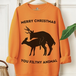 Rude reindeer jumper hotsell