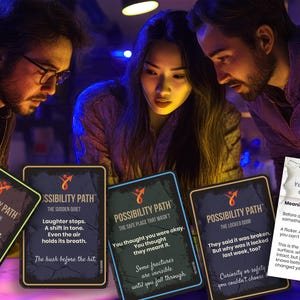 Seguro hasta que no lo sea, una baraja que invita a la reflexión, con tarjetas que exploran la vulnerabilidad al miedo y la frágil sensación de seguridad en momentos de incertidumbre.