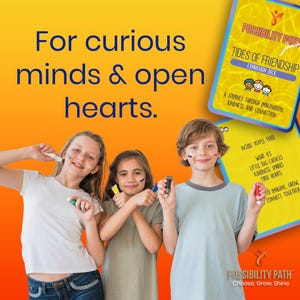 Friendship Expansion Deck for Kids, Prompt Cards for Storytelling, Social Scenarios, Reflective Conversations & Emotional Growth Play