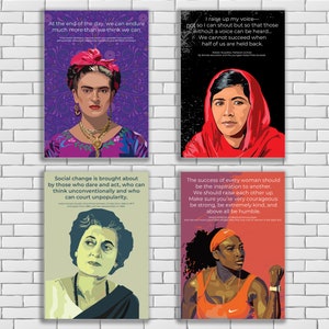 Einflussreiche Frauen Geschichte Poster: Feministische Klassenzimmer Dekoration (Digitaler Download)