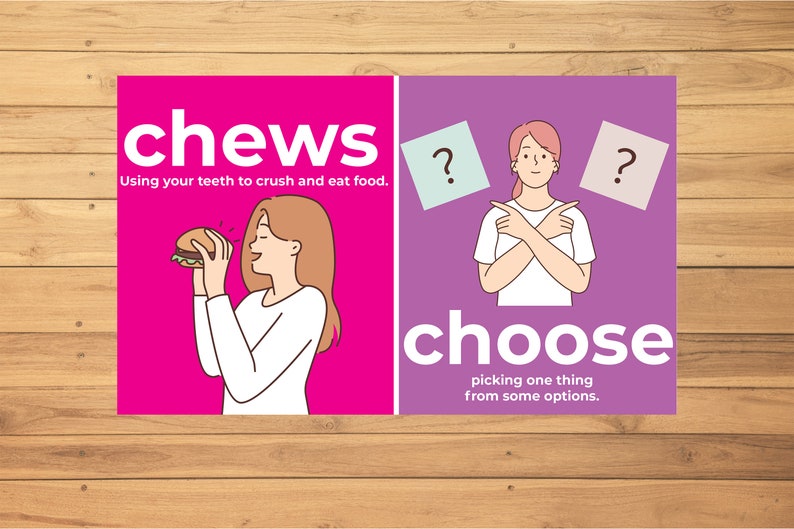 Teachers Resources, Homonyms Posters, Words Multiple Meanings