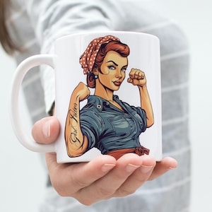 Rosie the Riveter Sublimation Design • We can do it • Print on demand • pod shirt • Rosie the riveter • digital top sellers, feminist art