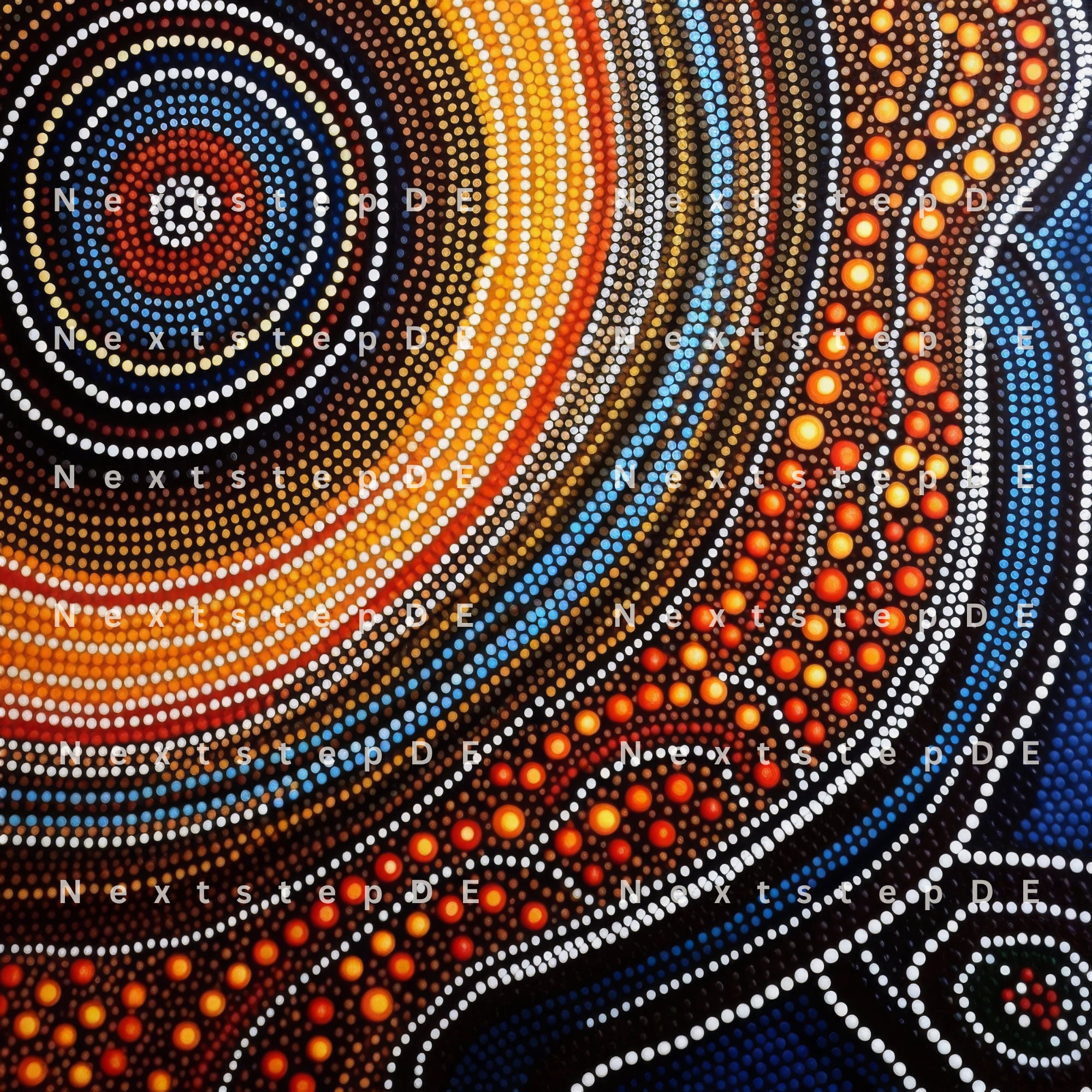 Australian Aboriginal Dot Painting Png Abstract Aboriginal Png Il Fullxfull.5697665422 44h9