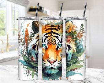Tiger Sublimation Png Tshirt Design, Tiger Tumbler Wrap Sublimation, Tiger Tumbler Wrap, Tiger PNG, print on demand