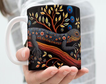 Aboriginal Dot Painting, Intricate Aboriginal png, abogirinal Mug Template, Aboriginal Tumbler wrap, Pillow mock, print on demand designs