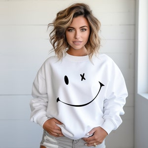 Smile Face Tshirt printing design, commercial use, print on demand, pod shirt, heat press design, sublimation service, sublimation transfer