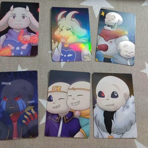 Cartas Undertale y Au's