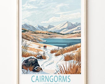 Cairngorms National Park Poster, Schottland Reise, Cairngorms Wand Kunst Druck, House Warming Geschenke, Geburtstagsgeschenke