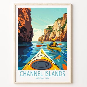 Channel Islands National Park Poster, California Island Art Print, Channel Islands Wall Art, Coastal Wall Decor, Home Decoration
