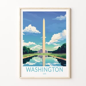 ワシントンDC旅行プリント、ワシントンDCポスタープリント、ワシントンDCウォールアート、ワシントンDCウォールデコレーション、旅行ホームデコレーション