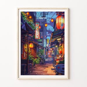 Tokyo Japan Reiseplakat, Japan City Print, japanische Wandkunst, Tokyo Stadtbild Posterdruck, Hochzeitsgeschenke, personalisiertes Geschenk