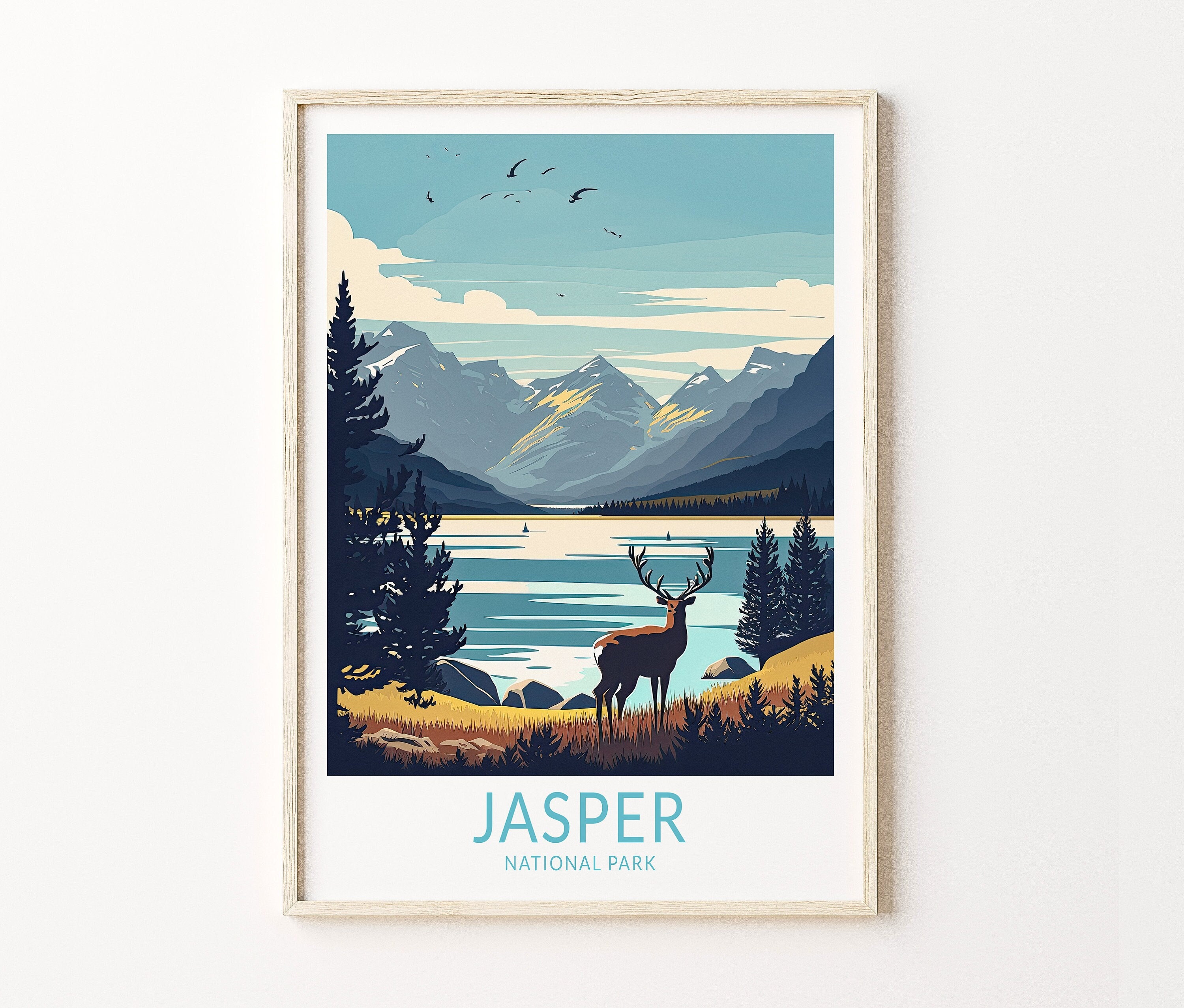 Jasper Canada Poster - Etsy Israel