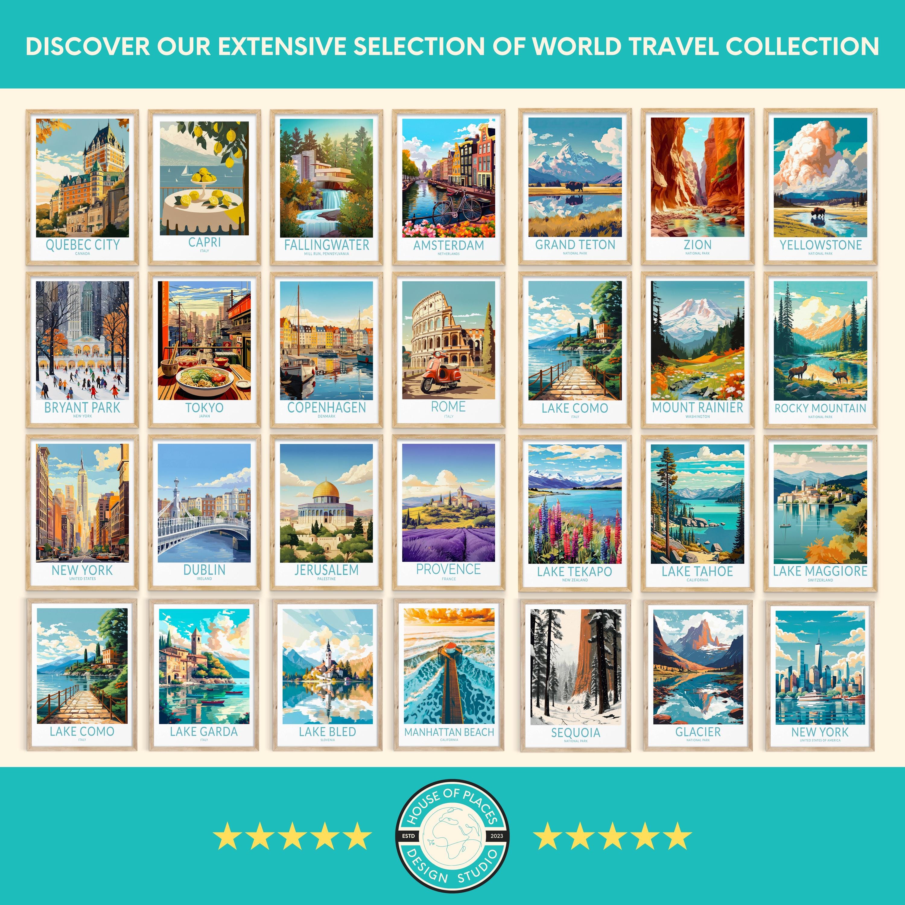 ザイオン国立公園のポスター、ザイオンユタ国立公園の壁アート、国立