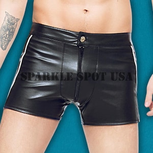 Real Sheep Leather Shorts, Booty Shorts, Gift for Men, Gym Shorts, Summer Shorts, Hand Crafted Genuine Leather Shorts