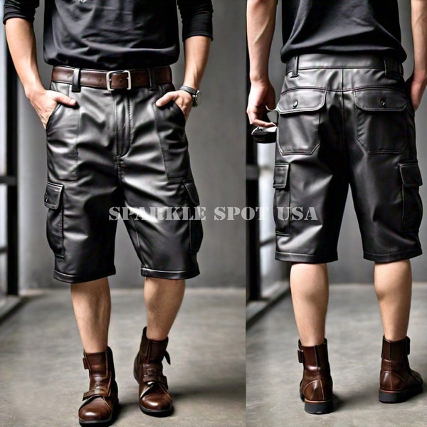 Womens Leather Shorts Real Sheep Skin Zipper