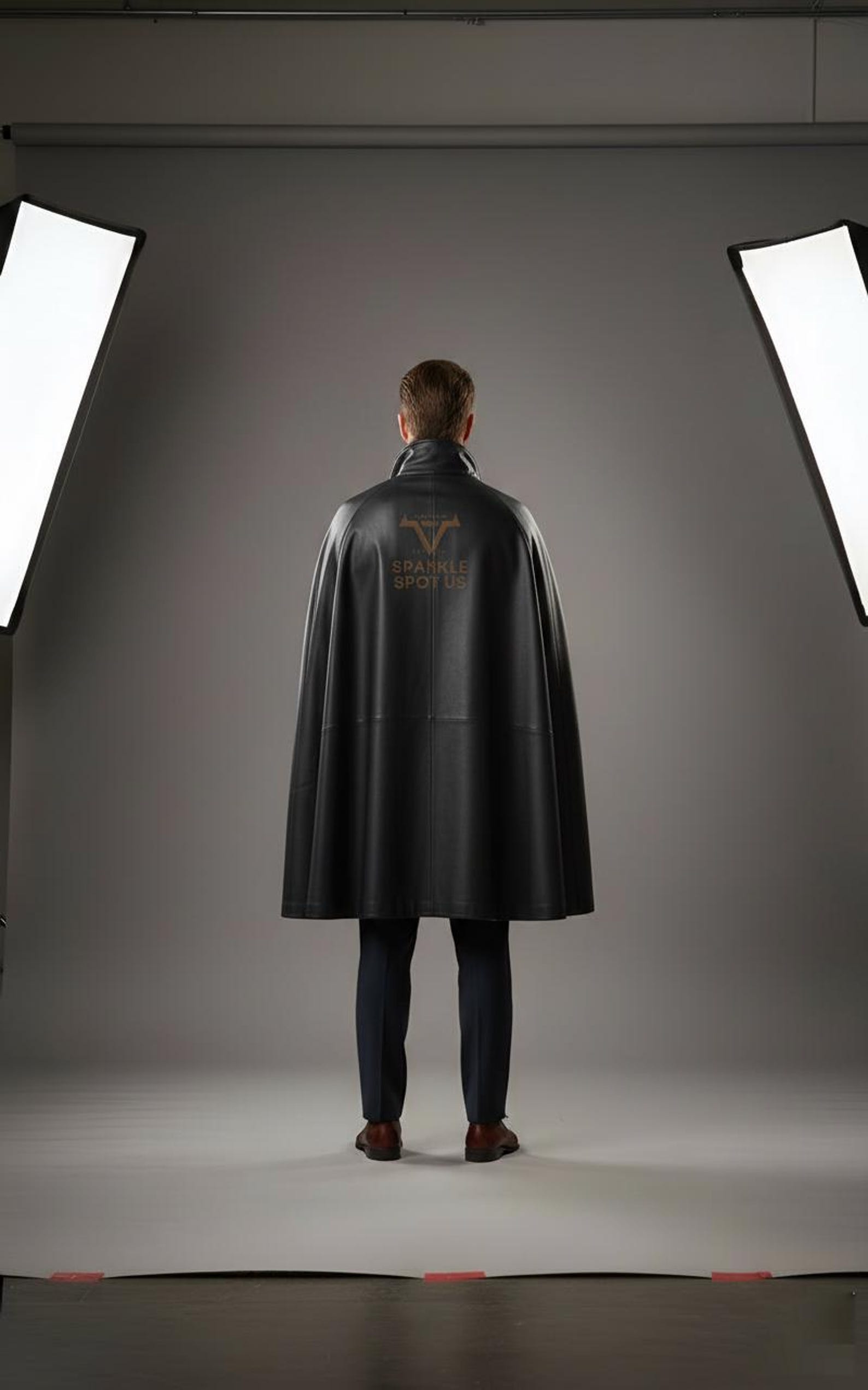 Handmade Sheep Leather Cloak - Button Front, Satin Lined - Etsy