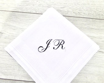 Personalised Hankies - Beautifully Embroidered Gift - quick dispatch