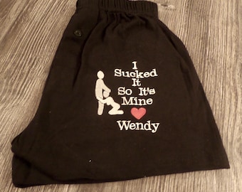 Personalised rude but funny mens boxers - novelty gift for men with sense of humour
