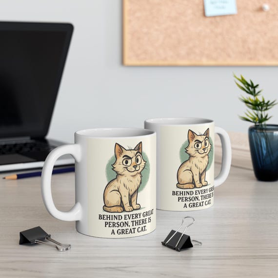 Cat Lover Coffee Mug: Humorous Feline Friend Gift