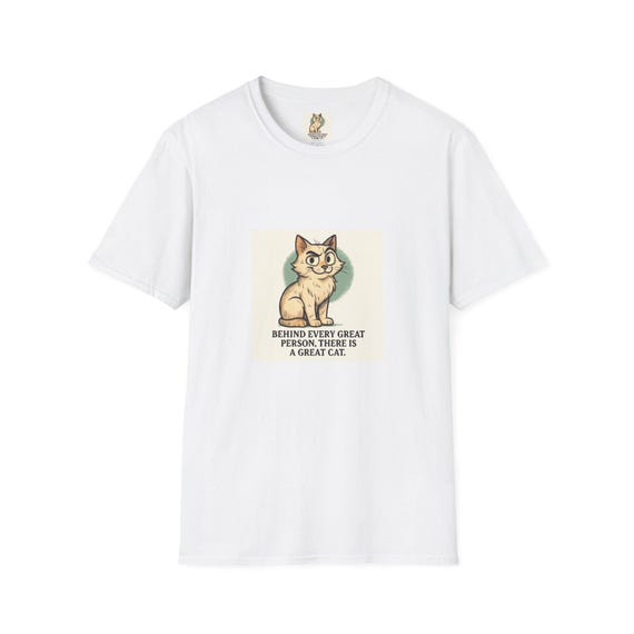 Cat Lover T-Shirt: Inspirational Quote, Softstyle Unisex Tee