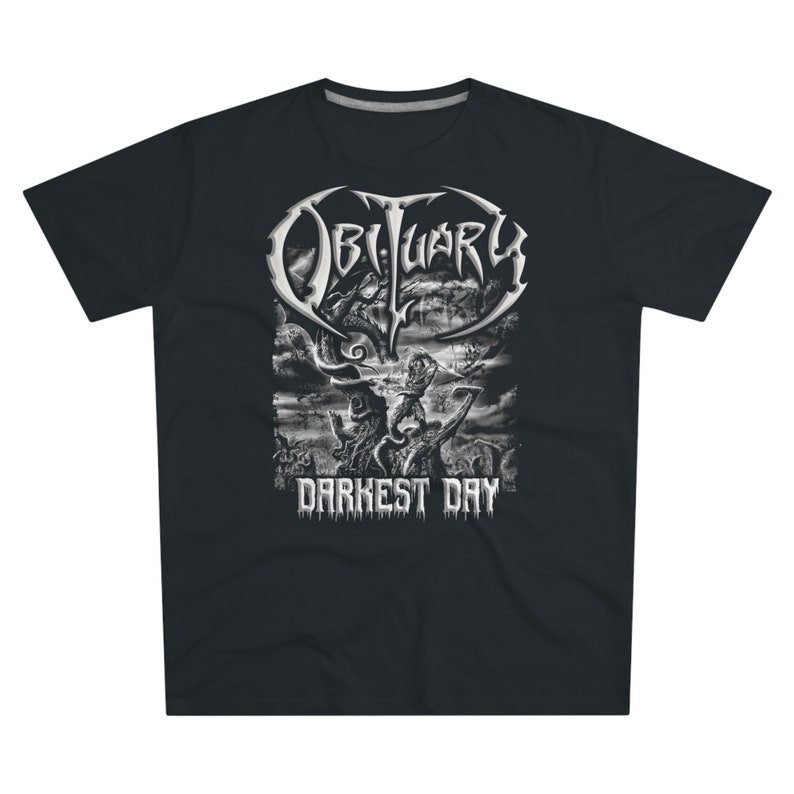 Obituary Darkest Day Album Cover Men's Modern-fit Tee T - Etsy