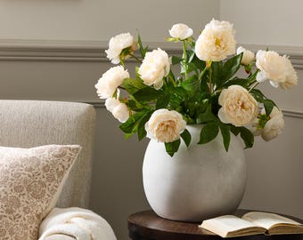 Faux Peony Arrangement