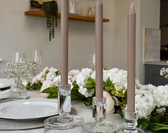 Petra Glass Candle Holder - 3 Sizes Available